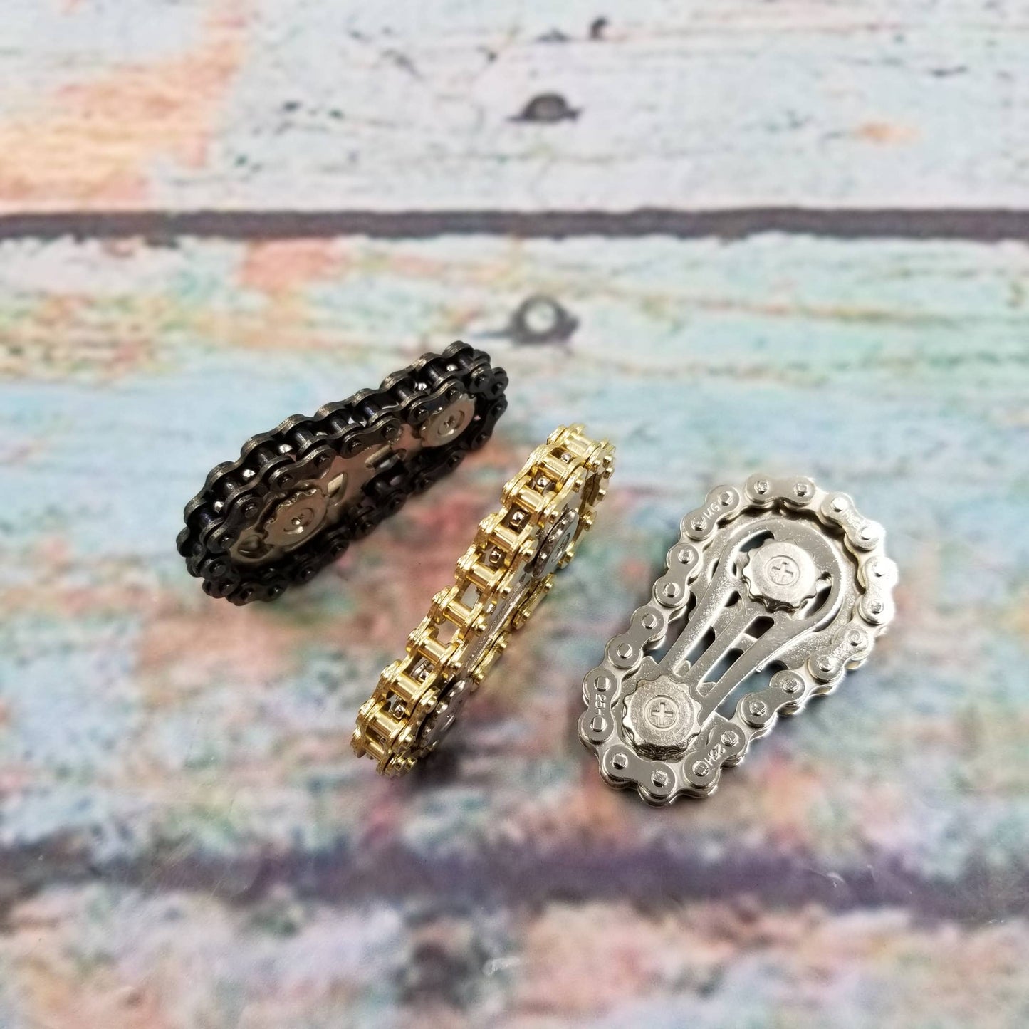 Metal Bicycle Chain Decompression Toy Fidget Toy