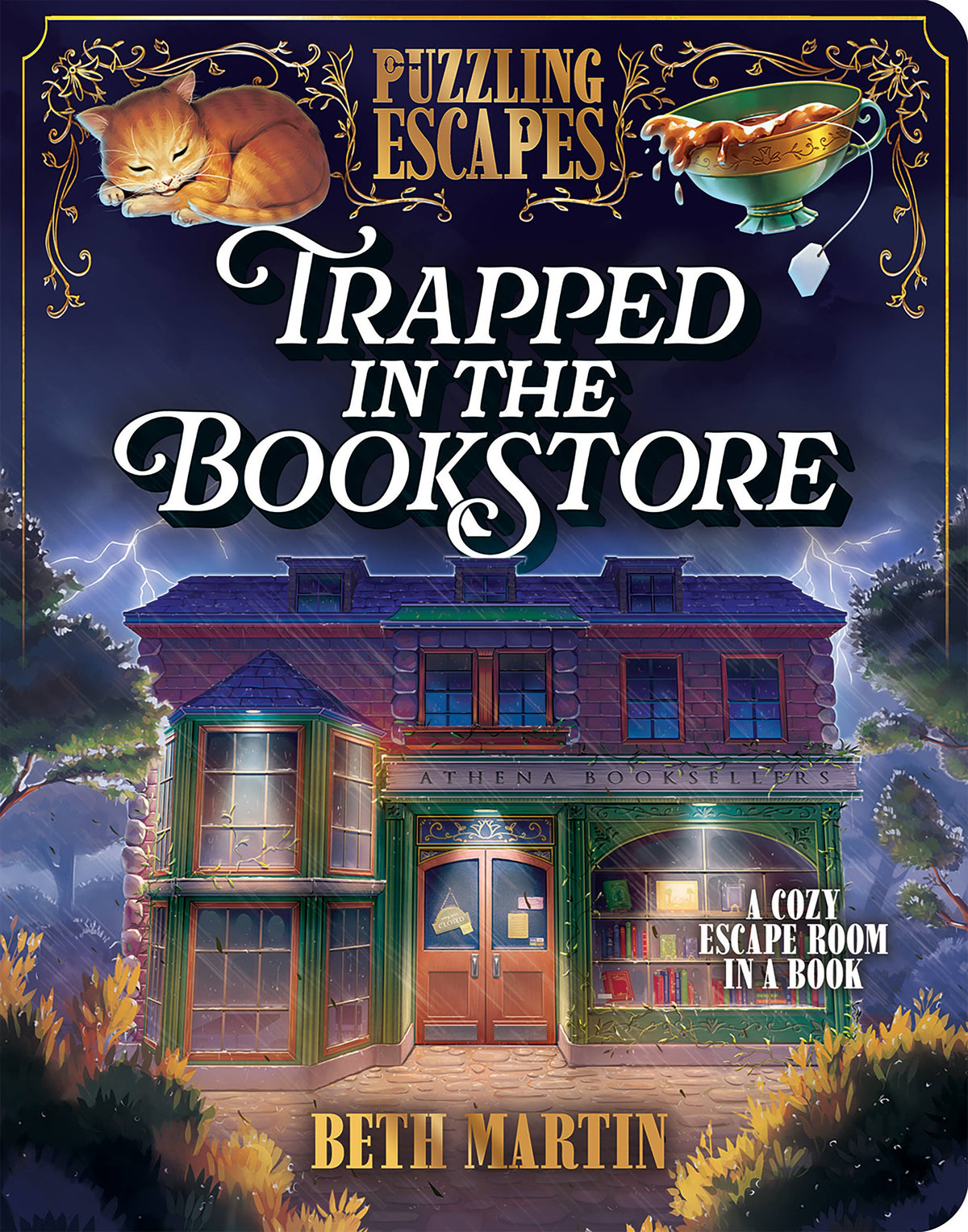 Puzzling Escapes: Trapped in the Bookstore- Escape Room Book