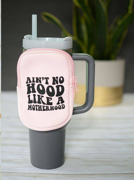 Motherhood Water bottle Tumbler pouch mothers day humor