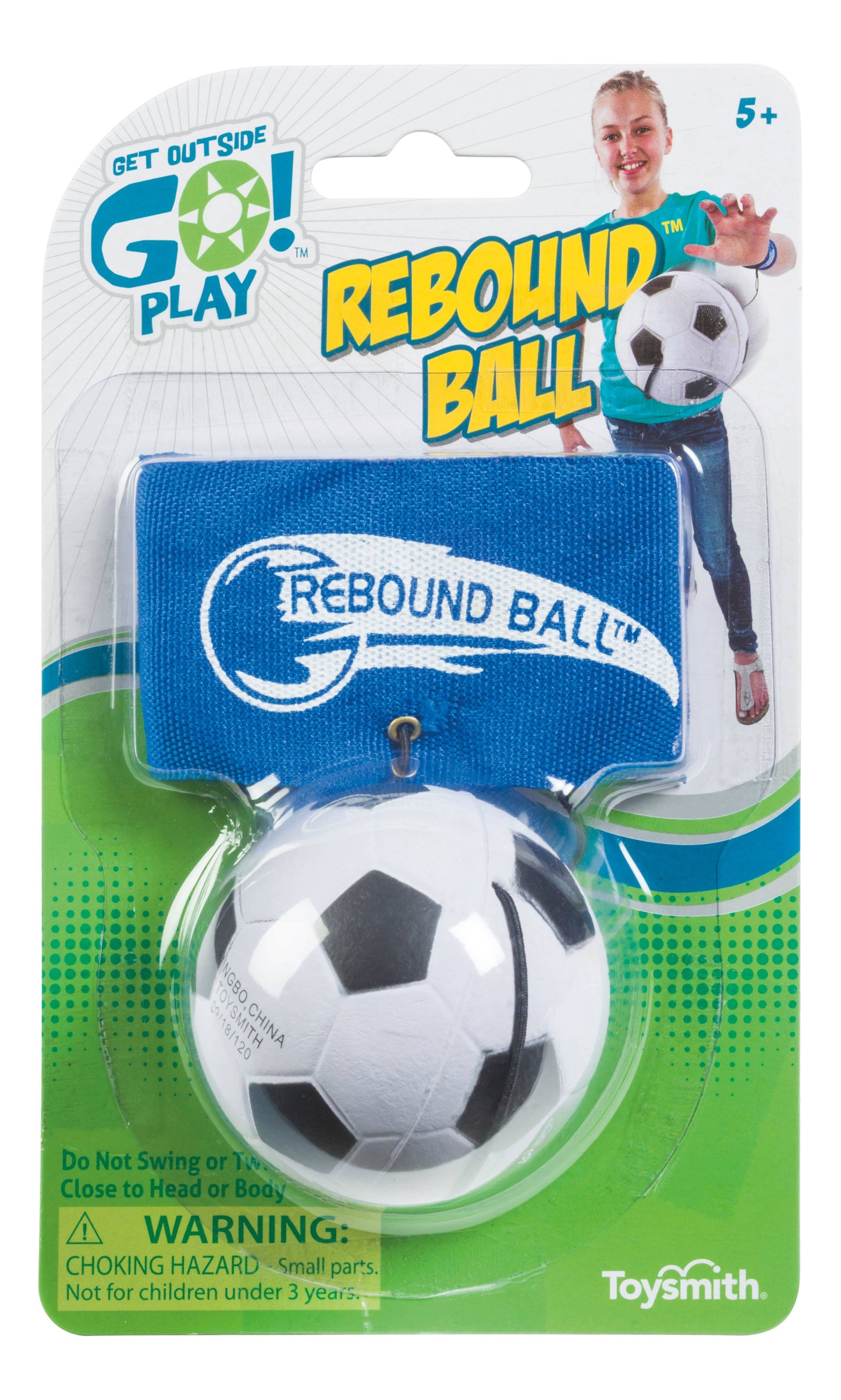 GO! Rebound Ball, Sponge Ball on 50" stretchable cord