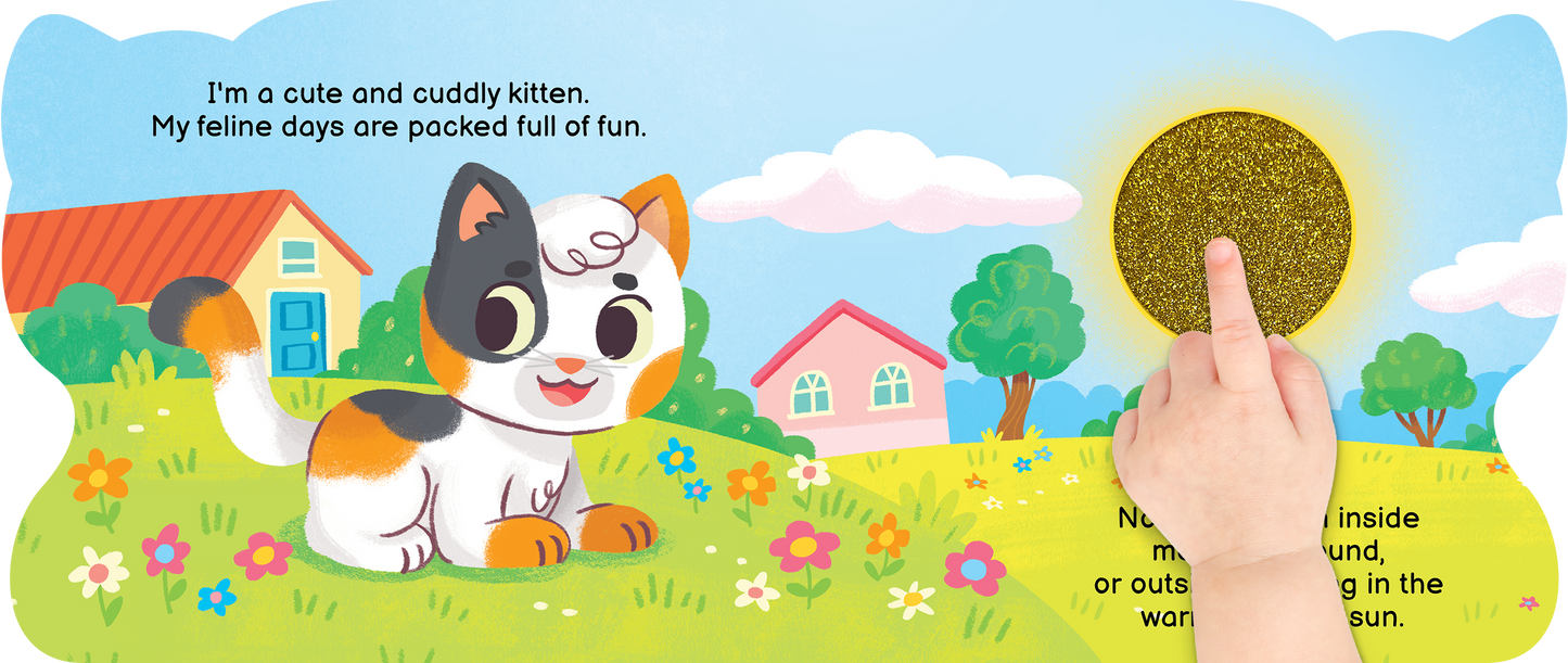 Cuddly Days with Kitten - Touch and Feel Board Book - Sensory Board Book