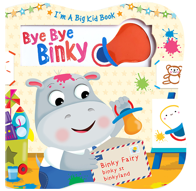 Bye Bye Binky- Touch and Feel Board Book -Sensory Board Book