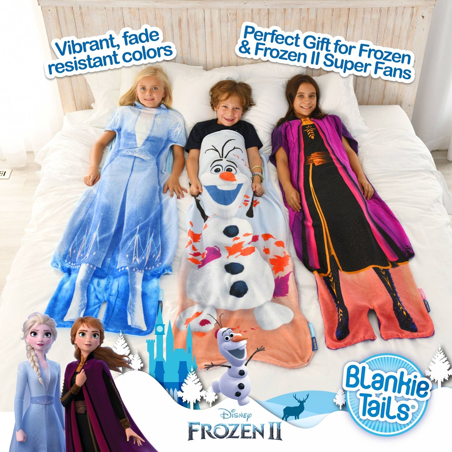 Frozen 2 Olaf Blankie Tails Wearable Blanket