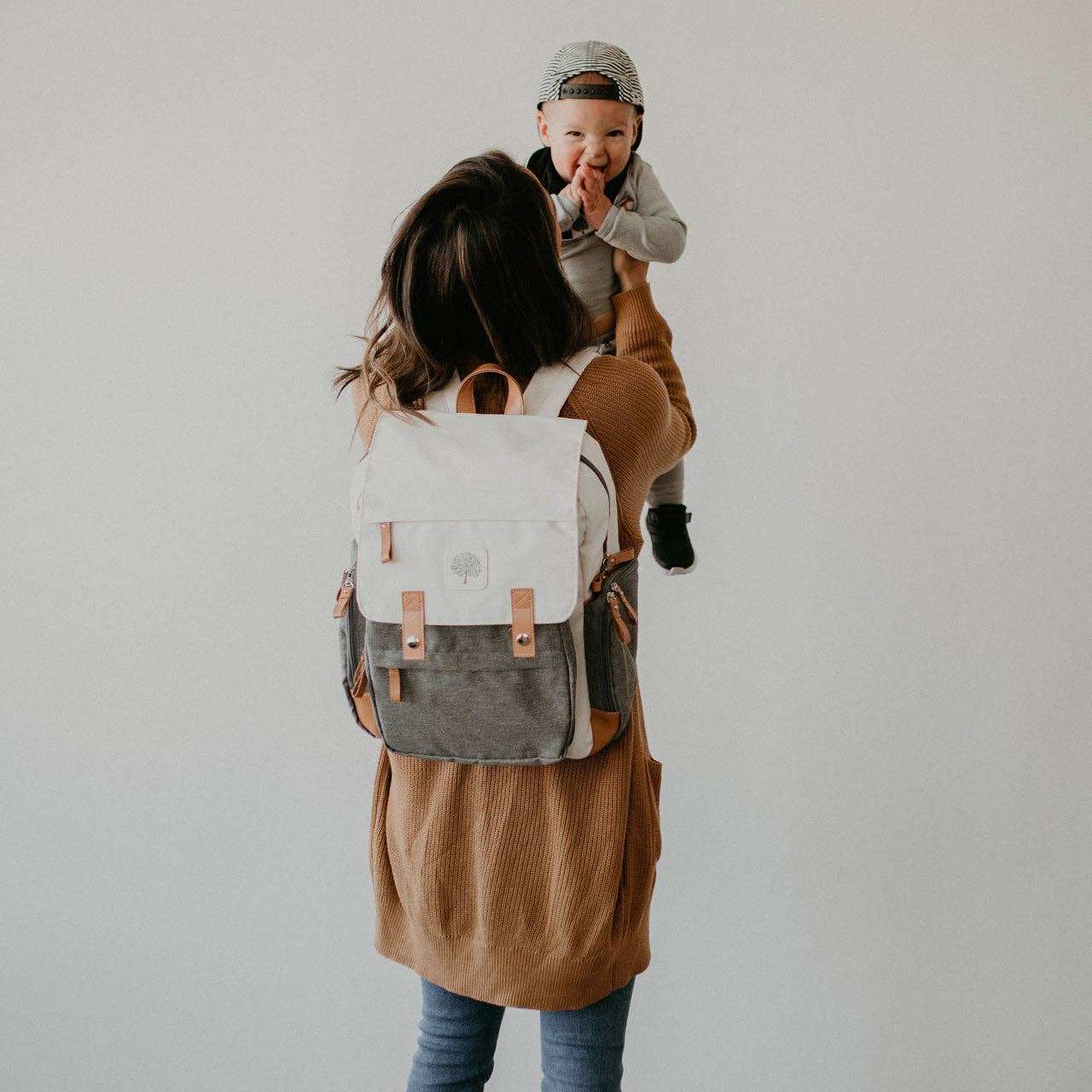 Birch Bag - Diaper Backpack in Cream