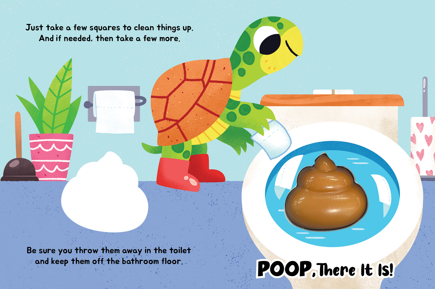 Poop, There It Is!- Children's Touch and Feel Squishy Foam Sensory Board Book