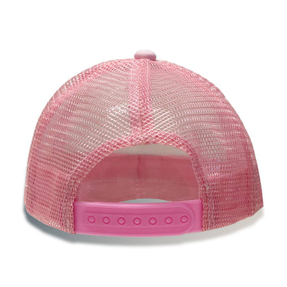 Best Big Sister Baby Pink Trucker Hat