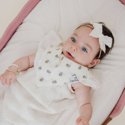 4 Pack Baby Bandana Bibs - Catherine