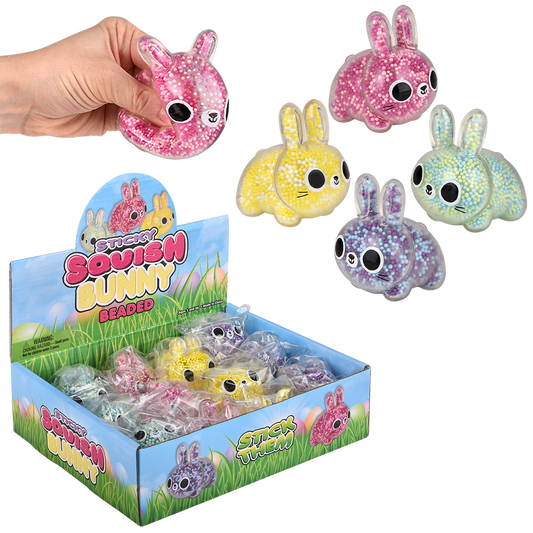 SQUEEZY BEAD BUNNY 2.5"