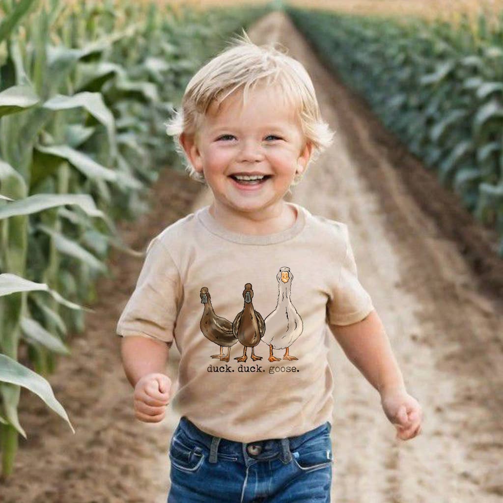 "Duck Duck Goose" Farm Kid Country Western Summer Clothing