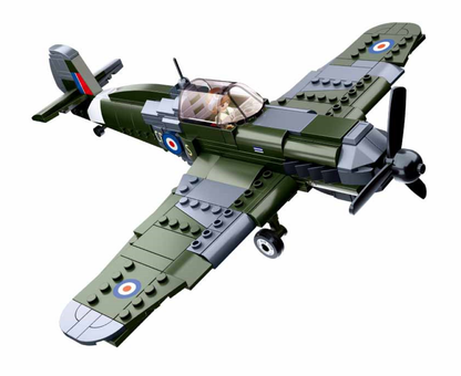 WW2 Royal Airforce Spitfire Fighter Plane Brick Kit
