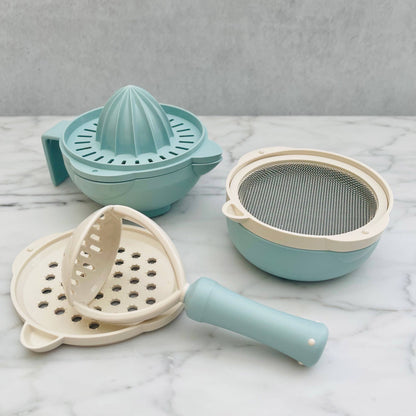 Homemade Baby Food Prep Set Blue