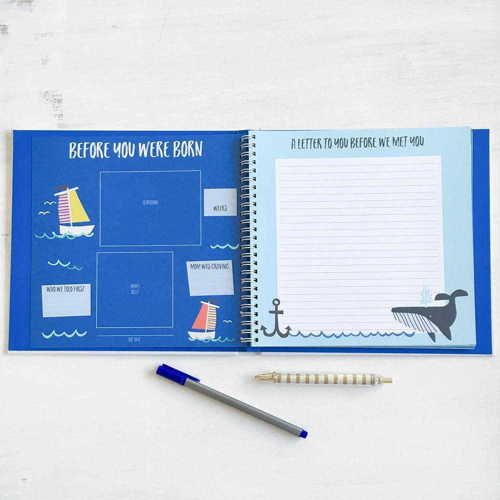 Little Captain Baby Memory Book