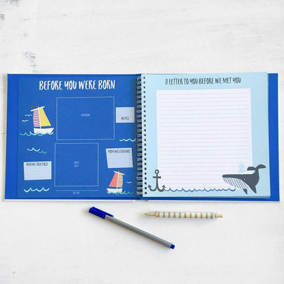 Little Captain Baby Memory Book