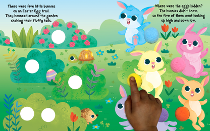 Five Little Bunnies - Children's Touch and Feel Book with Fluffy Tails