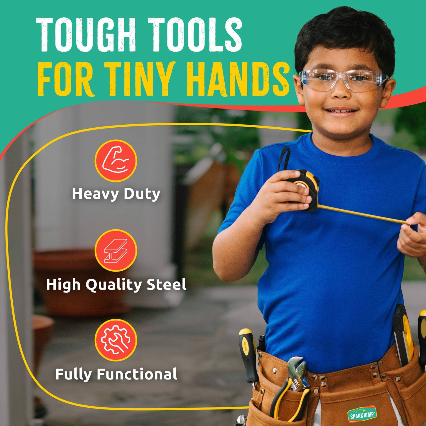 Kids Deluxe Tool Set (Case Pack 6)