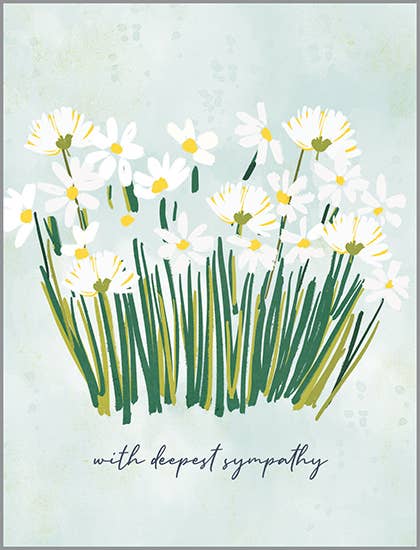 Sympathy Card - Daisies