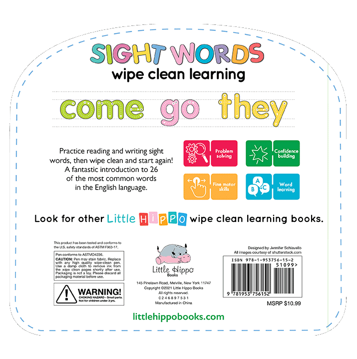 Write & Wipe Sight Words