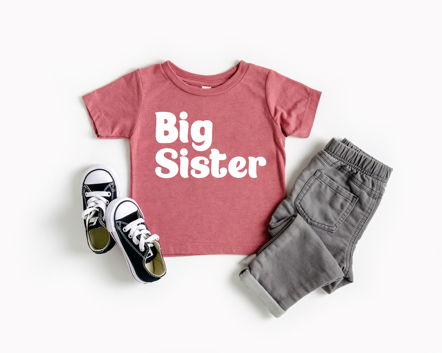 Big Sister - Pregnancy Announcement Sibling Tee