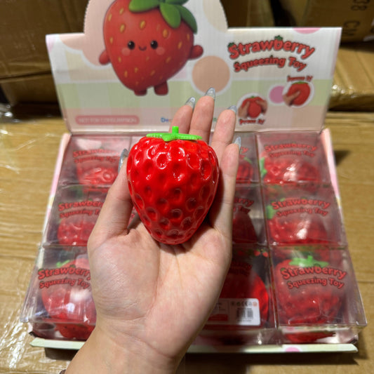 Crackling Crunchy Strawberry Squishy -A042