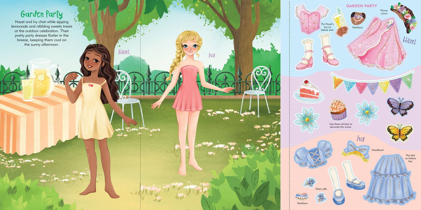 Fashion Sticker Doll Dress-Up Book