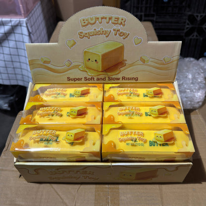 Crackling Crunchy Yellow Butter Squishy - A213