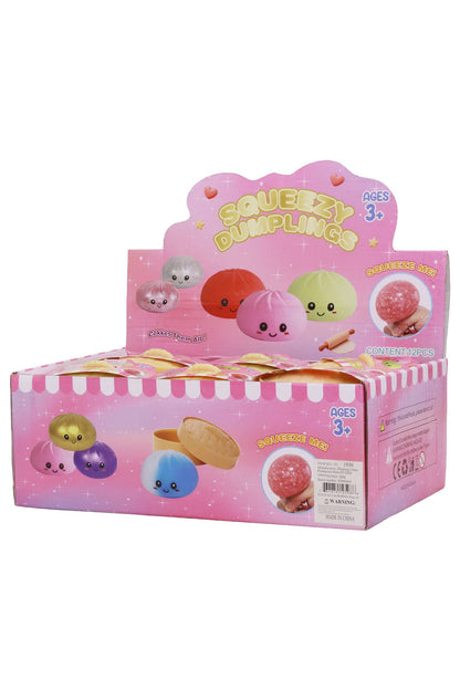 Ombre Dumpling Soft Slime Filled Squishy Blind Box - 12 Pcs