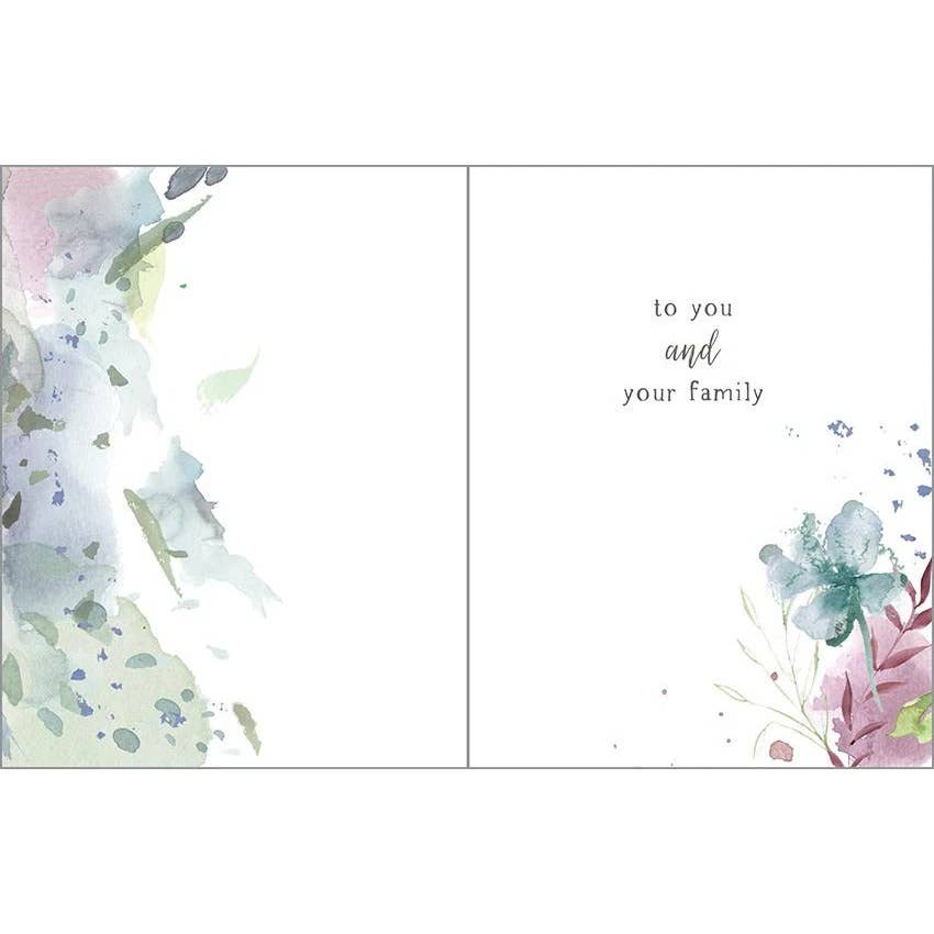 Sympathy Greeting Card - Watercolor Sympathy