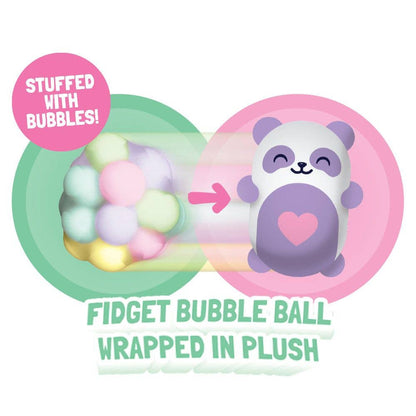 Bubble Stuffed Squishy Friends Original Plush Wrapped Fidget