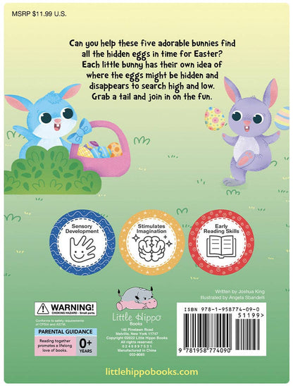 Five Little Bunnies - Children's Touch and Feel Book with Fluffy Tails