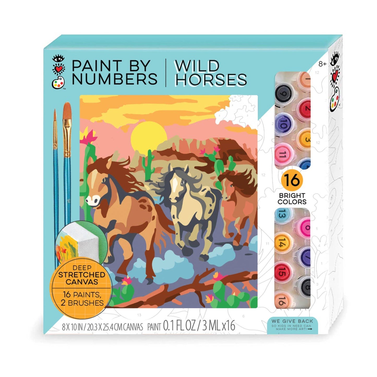 IHeartArt Paint By Numbers Wild Horses