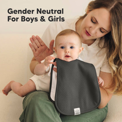 5-Pack Quin Baby Burp Cloths, Soft Burping Cloths for Babies