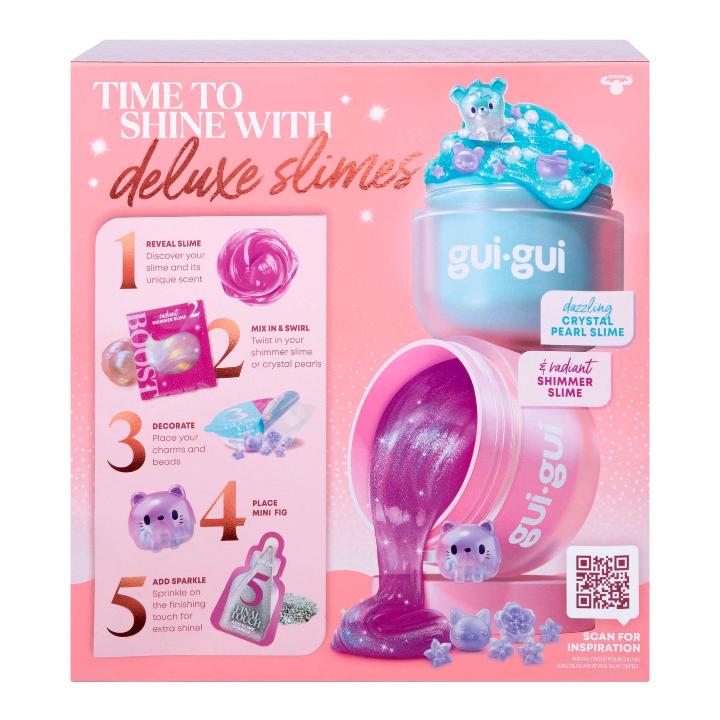 Moose Toys - Gui Gui Shimmer Deluxe Duo Slime Pack