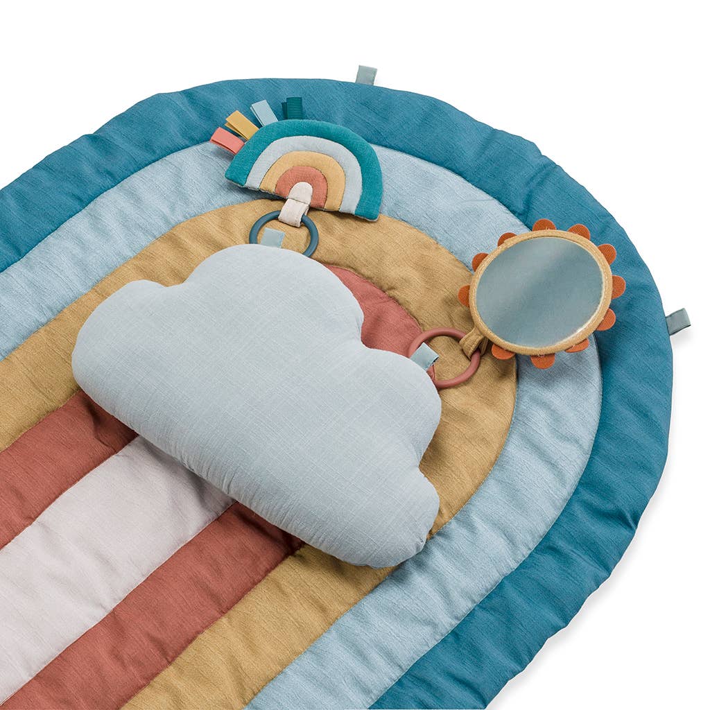 Bitzy Bespoke Ritzy Tummy Time Rainbow Play Mat