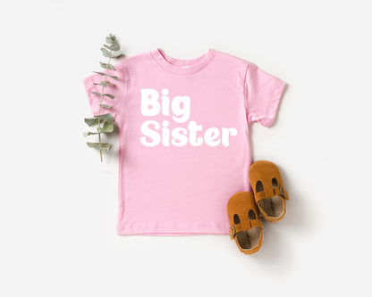 Big Sister - Pregnancy Announcement Sibling Tee