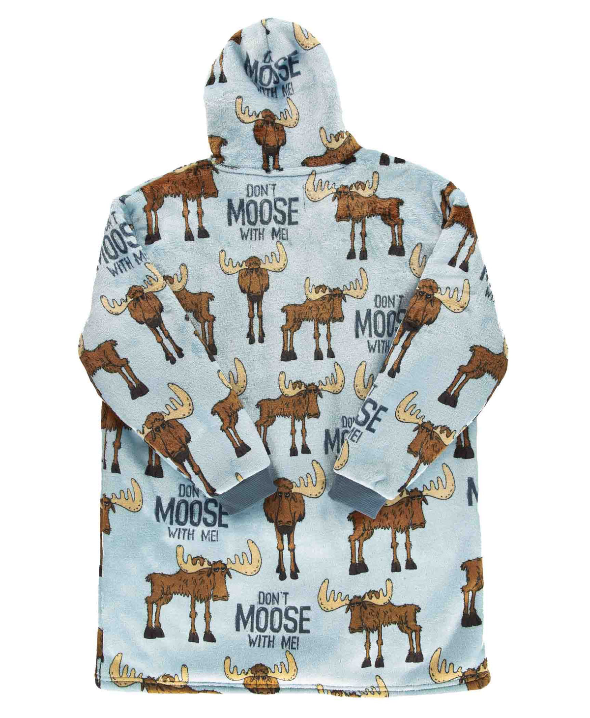 Wearable Blanket – Don't Moose With Me Kid Blanket Hoodie