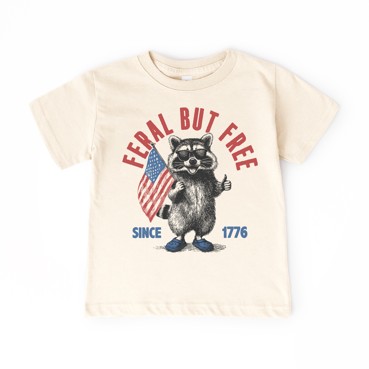 Kids 4th of July Tee | Fourth Shirt for Kids - Feral & Free