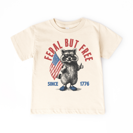 Kids 4th of July Tee | Fourth Shirt for Kids - Feral & Free