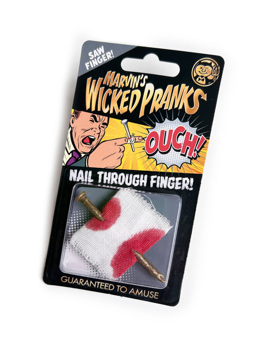 Wicked Pranks Nail Through Finger