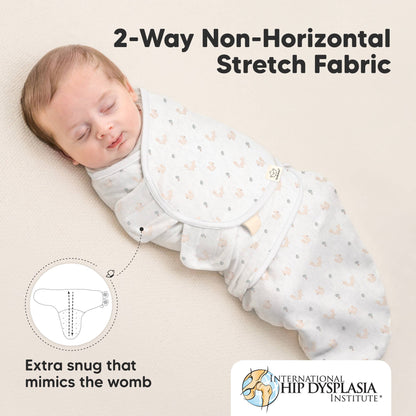 3pk Soothe Baby Swaddles, Sleep Sack for Newborns-Nibbles/Bruce