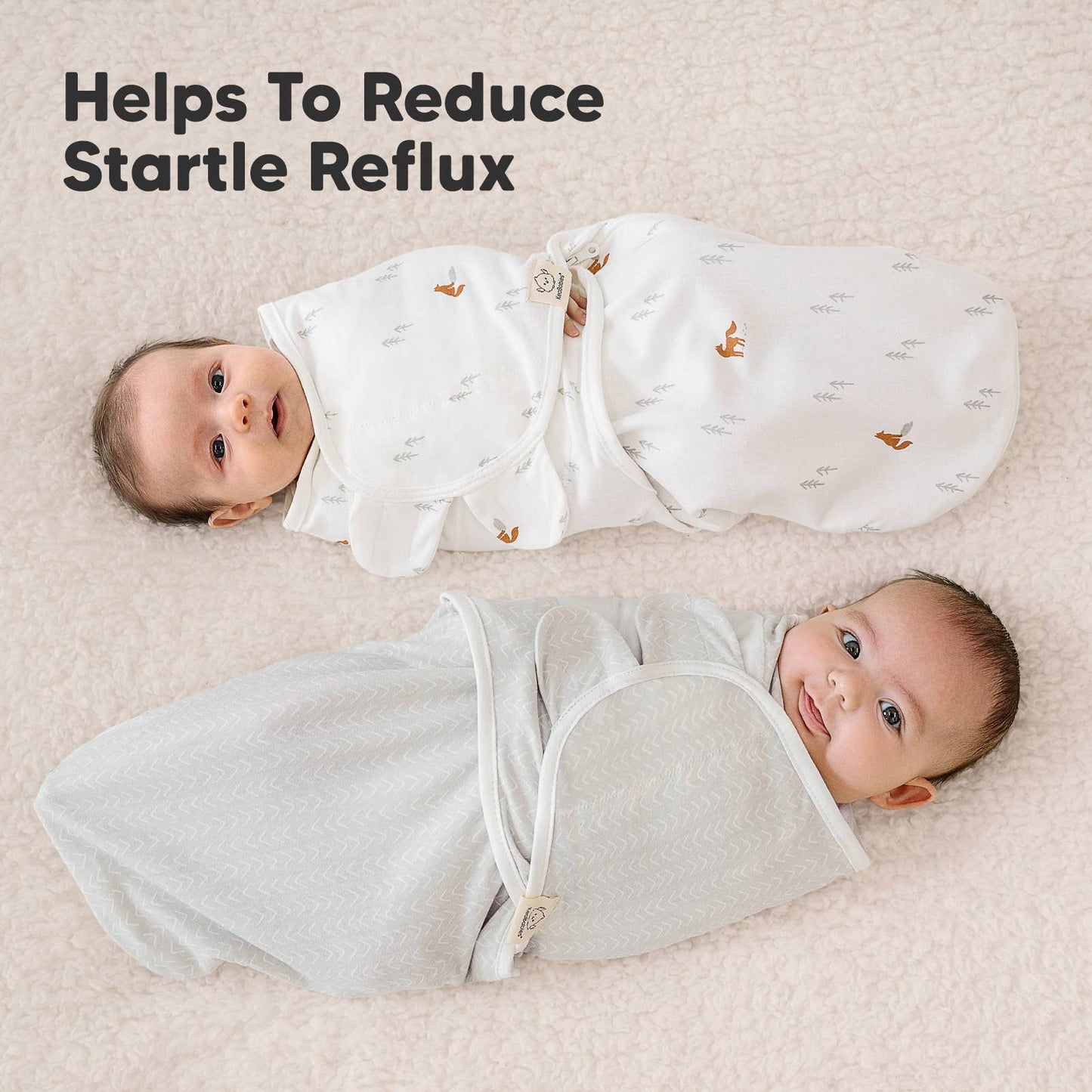 3pk Soothe Zippy Baby Swaddles, Newborn Sleep Sack