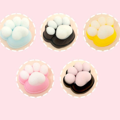 Kitty Paw Pop Squishy 5 Colors Random Box