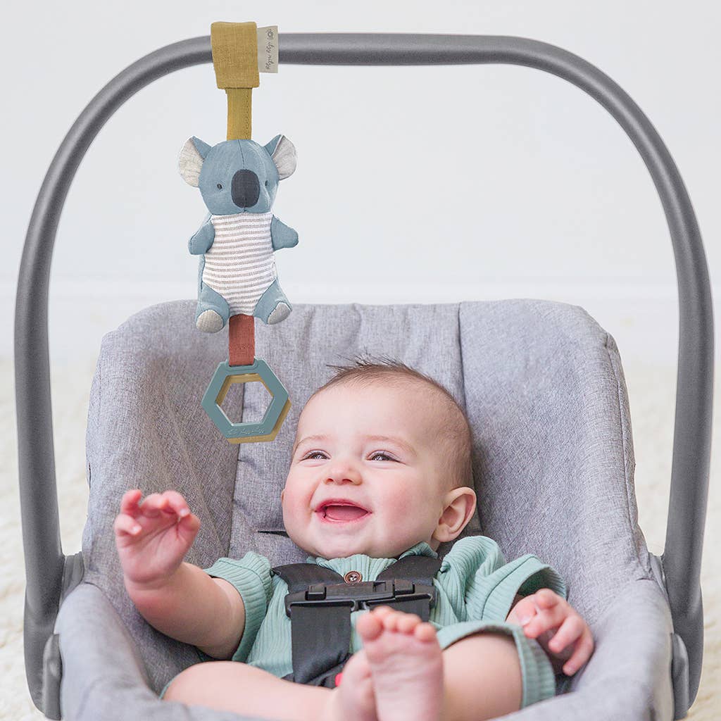 Bitzy Bespoke Ritzy Jingle Attachable Travel Toy: Koala