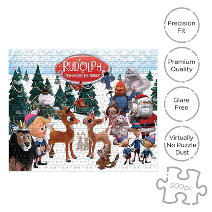 Rudolph The Red-Nosed Reindeer 500 Piece Jigsaw Puzzle