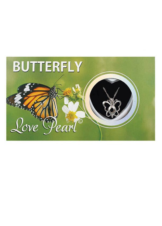 Butterfly Love Pearl  Necklace (MM)
