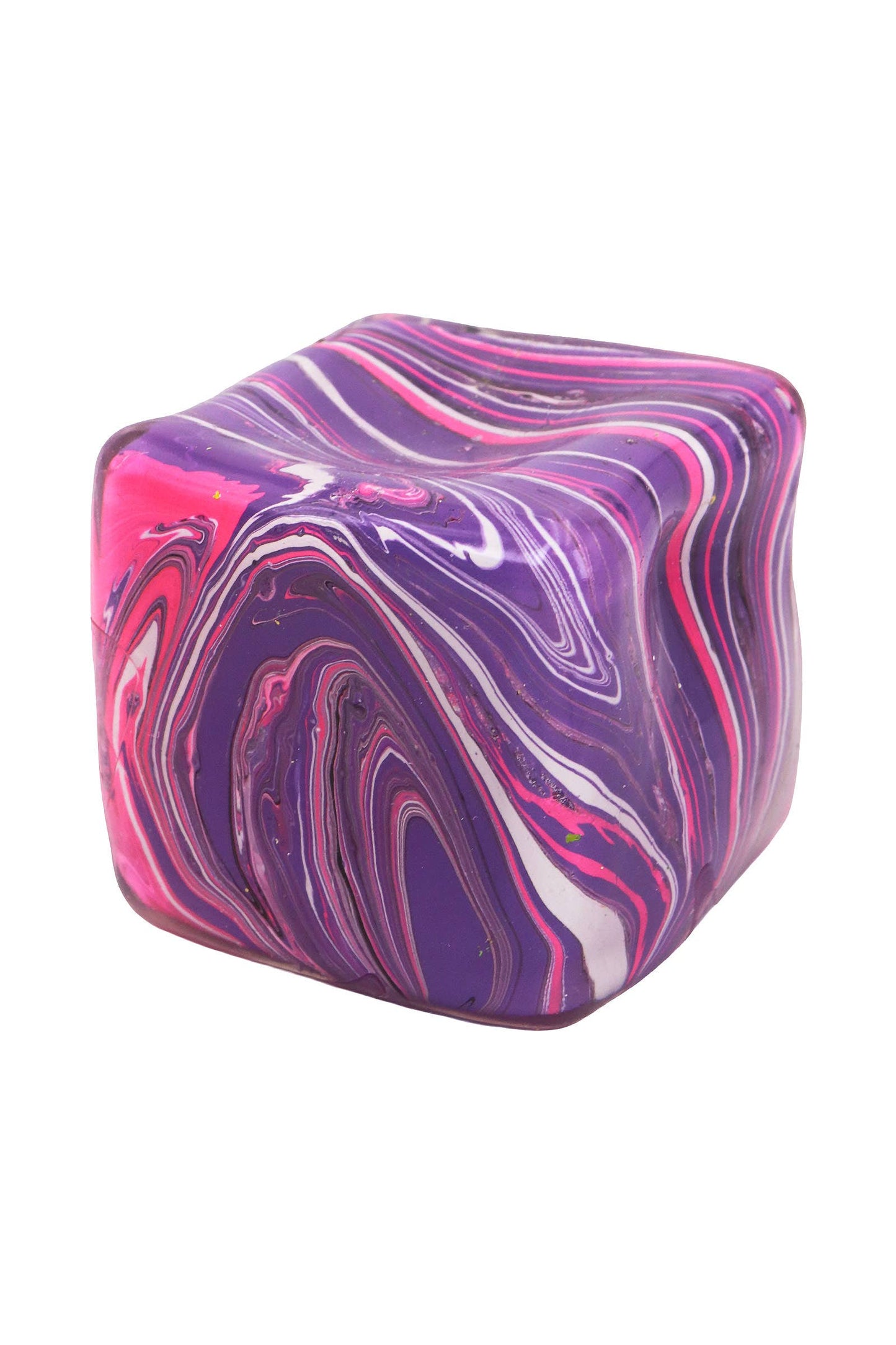 Marbled Cube Putty Filled Squishy