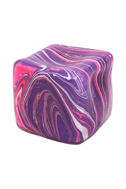 Marbled Cube Putty Filled Squishy