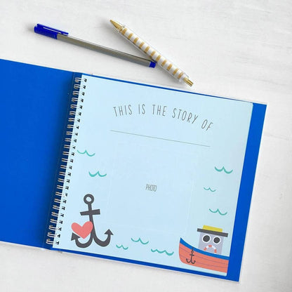 Little Captain Baby Memory Book