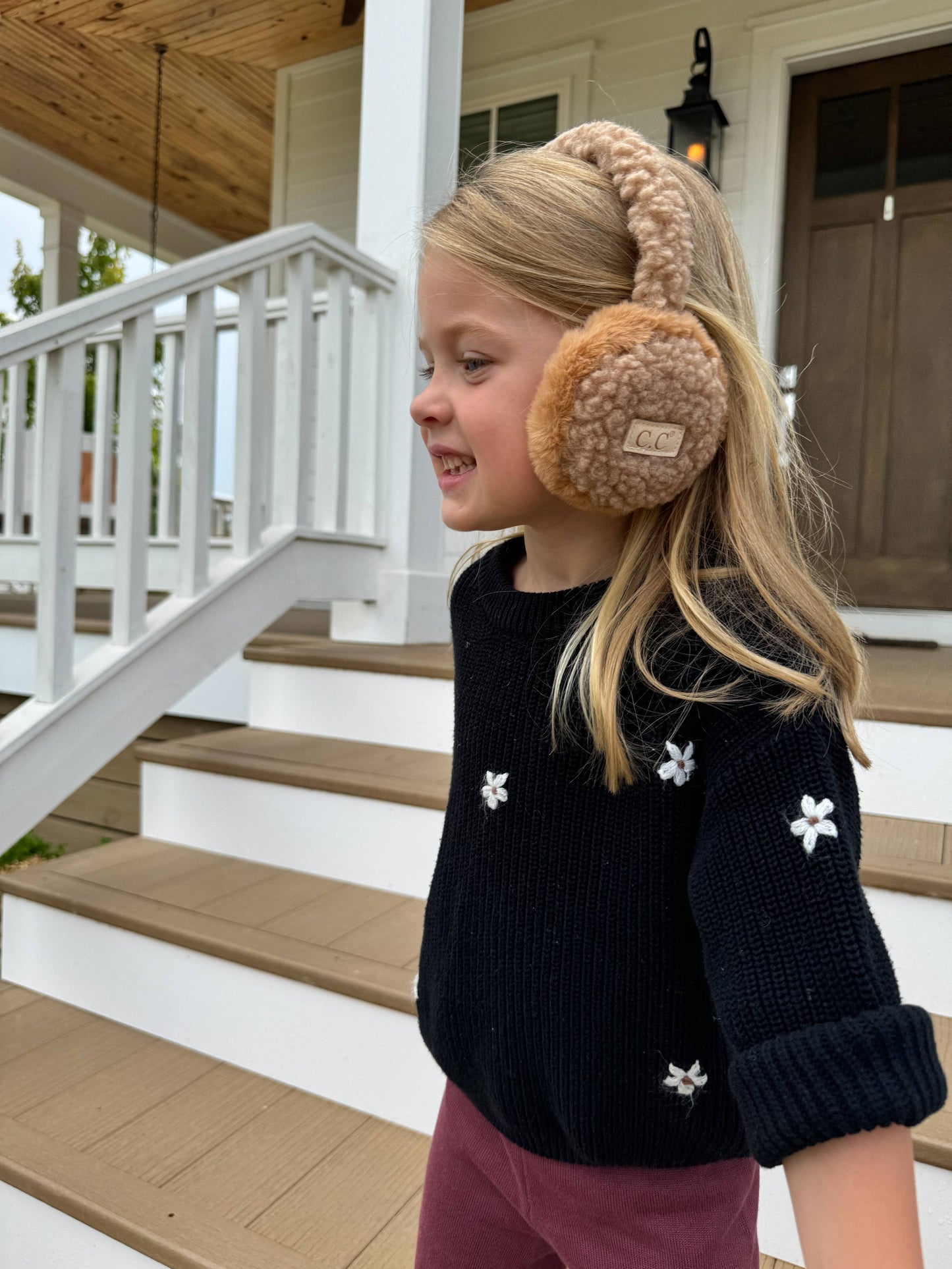 KIDS Faux Fur Sherpa C.C Earmuffs KDEMS3667