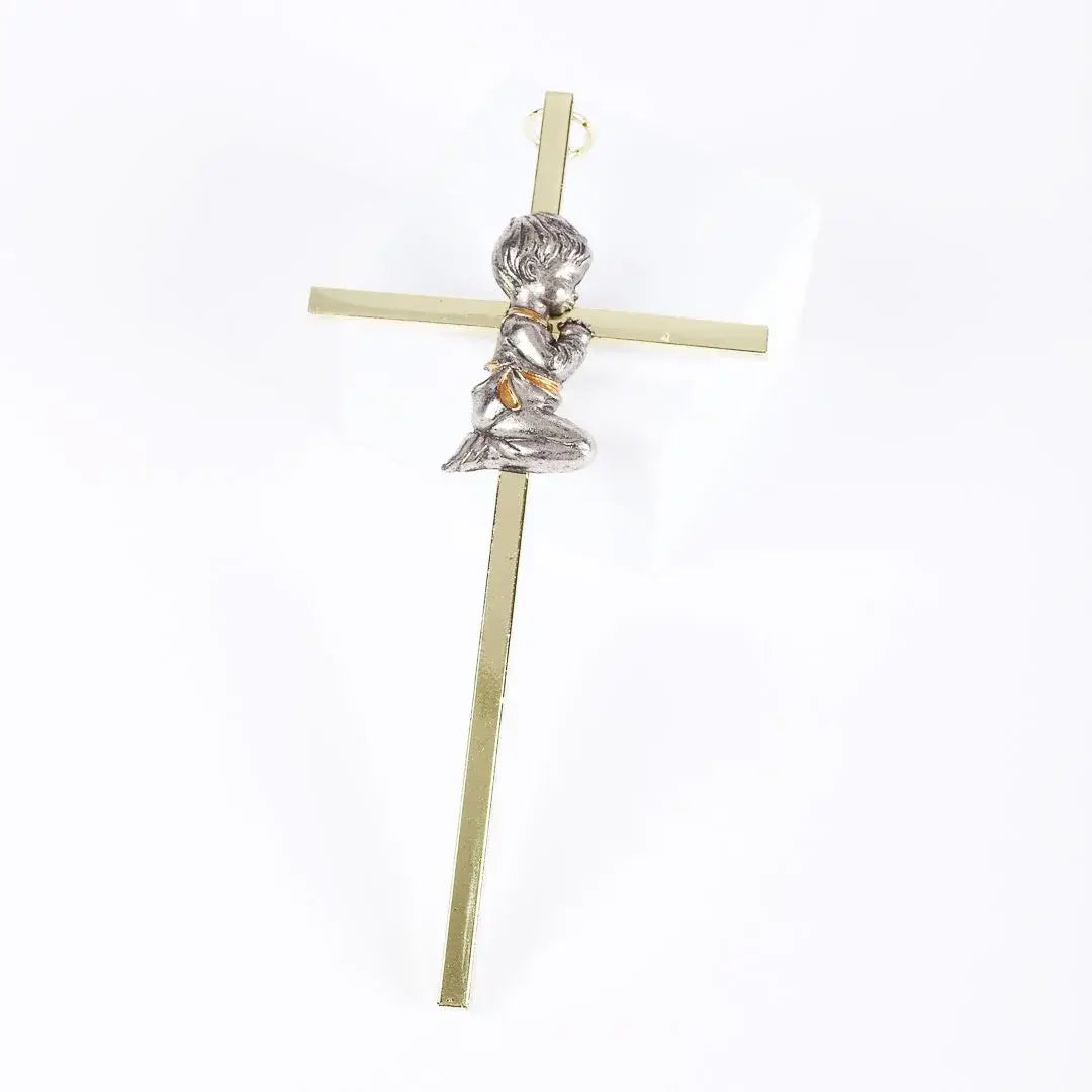 6 Inch Baptism Wall Cross - "Boy"