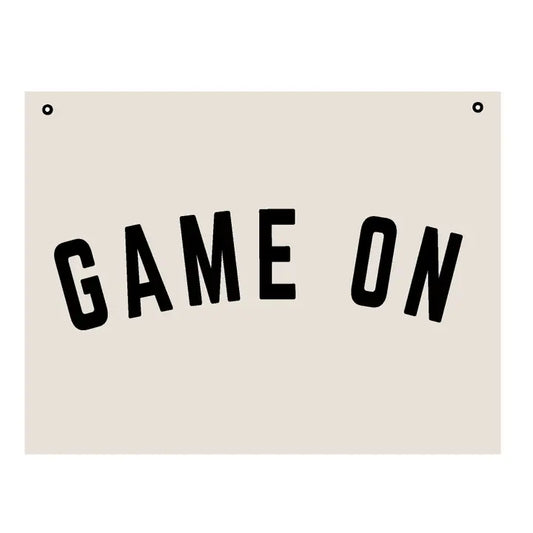 Game On Canvas Wall Hanging